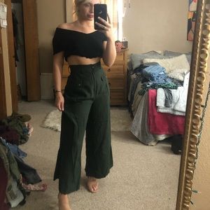 vintage flare Capris.